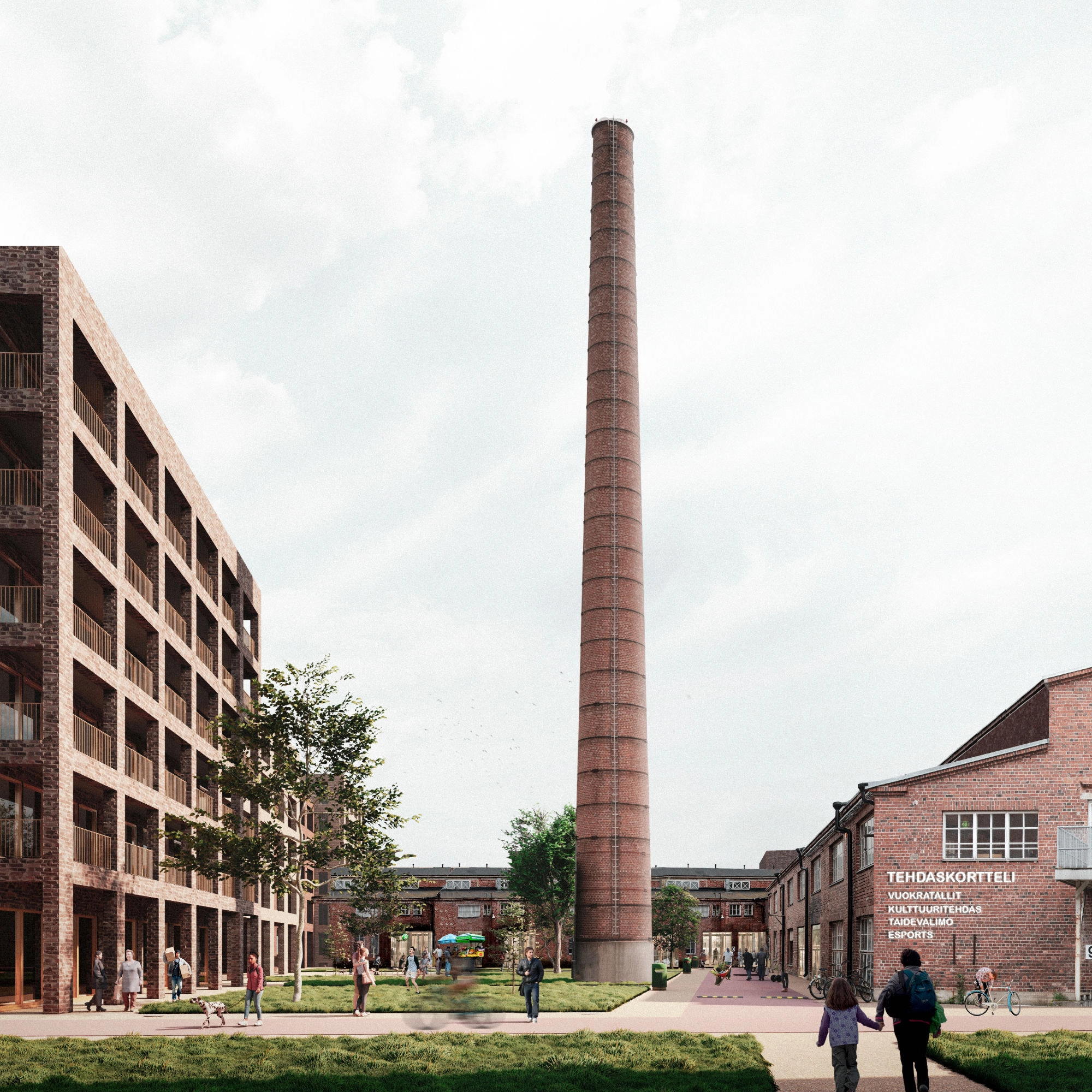 Exterior view of Lahti Niemi culture block.