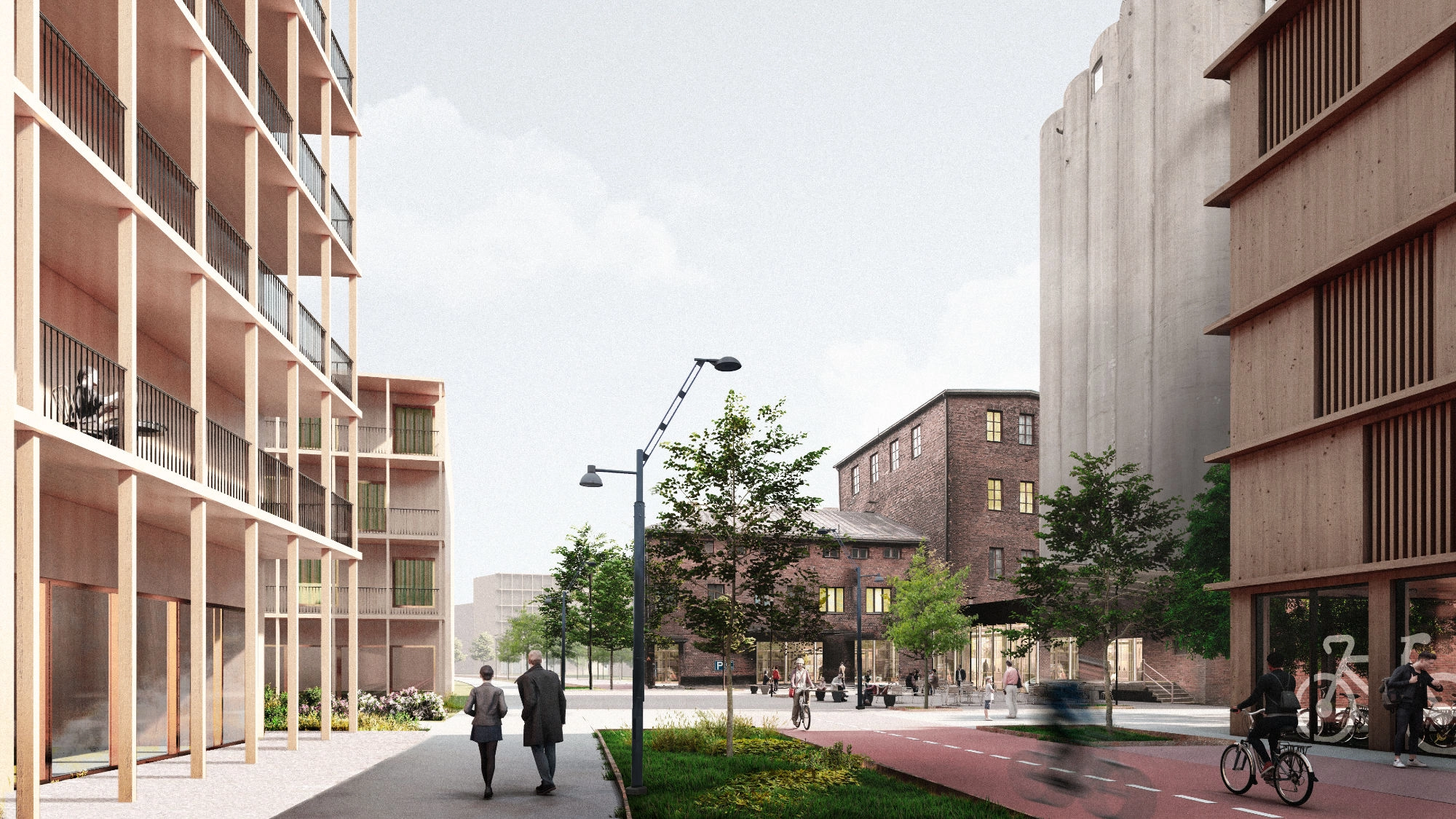 Exterior view of Lahti Niemi main square.