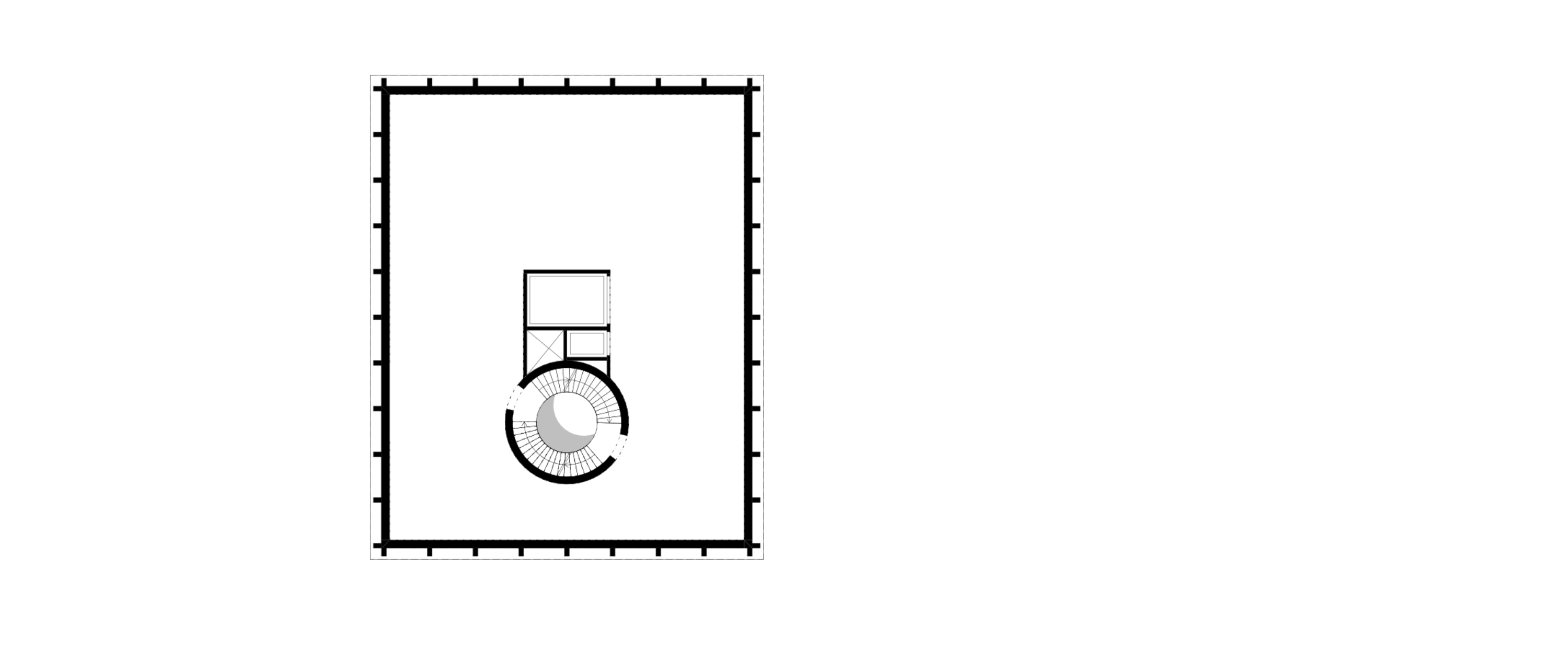 Interior view of Sara Hildén Art Museum.