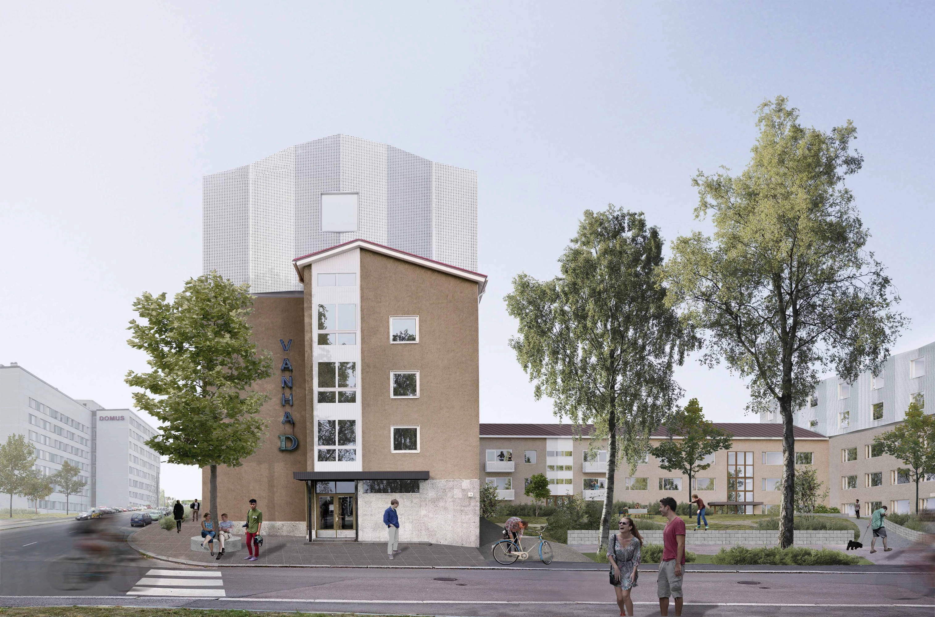 Exterior view of Tampere Old Domus.